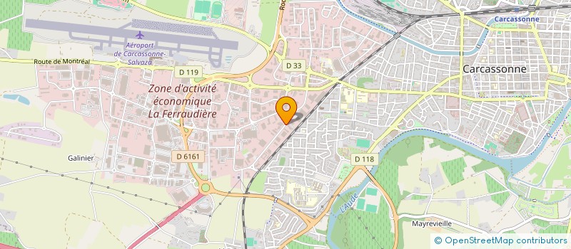 localisation de l'entreprise SOROB  CARCASSONNE