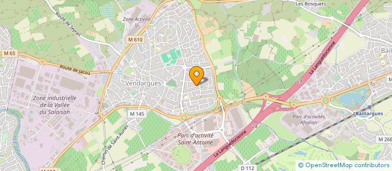 localisation de l'entreprise SOROB à VENDARGUES