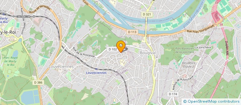 localisation de l'entreprise SOROBAT  LOUVECIENNES