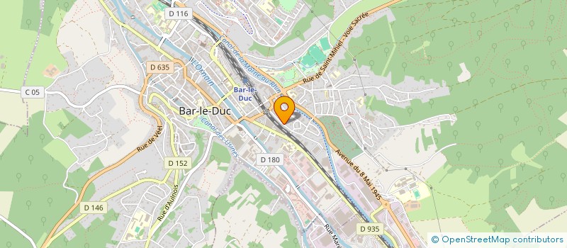localisation de l'entreprise SORODIS SOC DE ROUTAGE ET DISTRIBUTION à BAR-LE-DUC