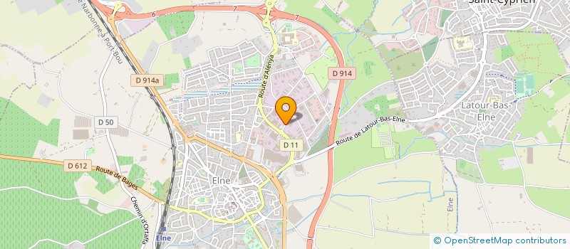 localisation de l'entreprise SORODIST CM à ELNE