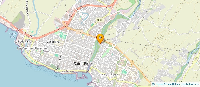 localisation de l'entreprise SOROJ à SAINT-PIERRE