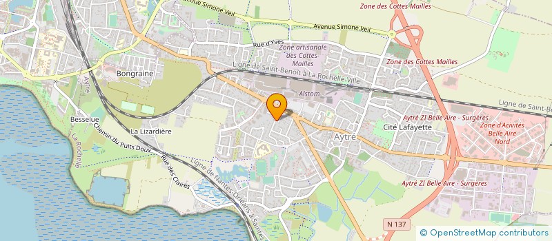 localisation de l'entreprise SOROM  AYTRE