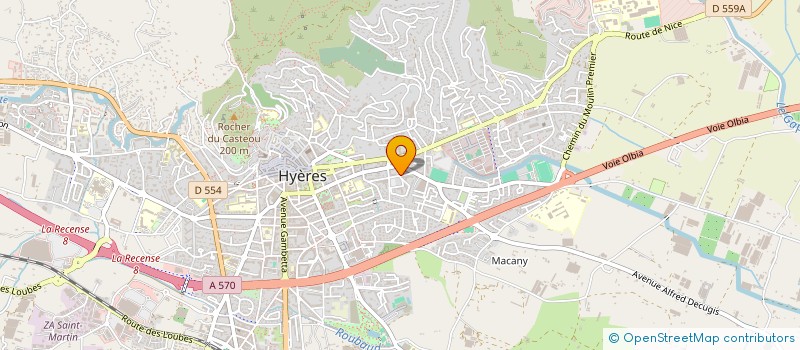 localisation de l'entreprise SOROMA à HYERES