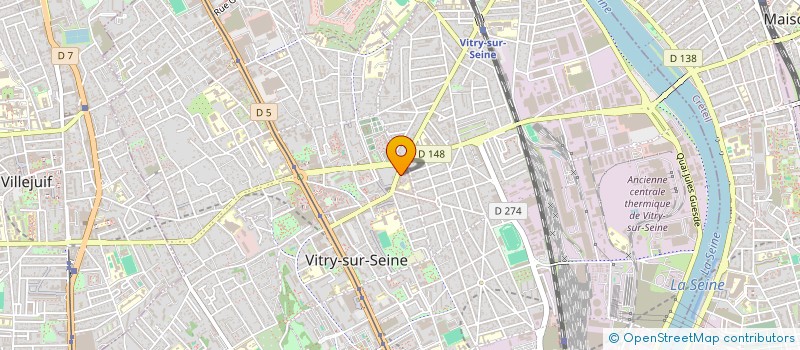 localisation de l'entreprise SOROMA KANTELANKO KAHO (ASKK)  VITRY-SUR-SEINE