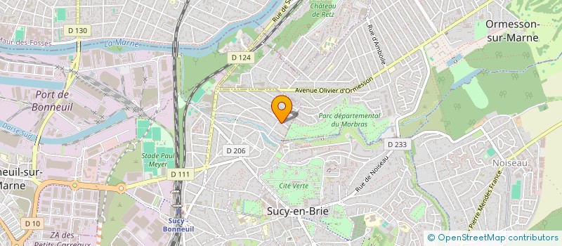 localisation de l'entreprise SORONIVA CONSULTING  SUCY-EN-BRIE