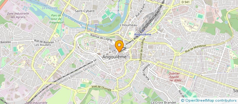 localisation de l'entreprise SOROPTIMIST CLUB D'ANGOULEME à ANGOULEME