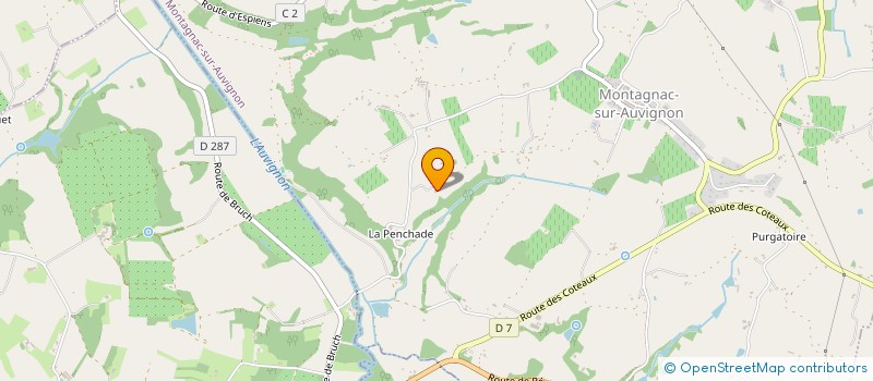 localisation de l'entreprise SOROPTIMIST CLUB NERAC EN ALBRET  MONTAGNAC-SUR-AUVIGNON