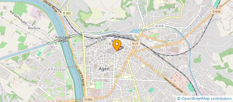 localisation de l'entreprise SOROPTIMIST INTERNATIONAL AGEN DIT SI CLUB D'AGEN  ROQUEFORT