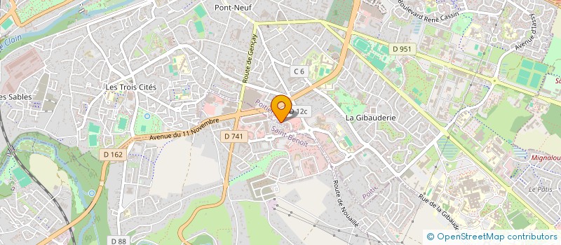 localisation de l'entreprise SOROPTIMIST INTERNATIONAL CLUB DE POITIERS à POITIERS