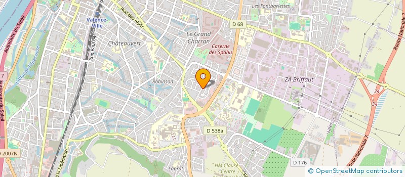 localisation de l'entreprise SOROPTIMIST INTERNATIONAL  DE VALENCE  VALENCE