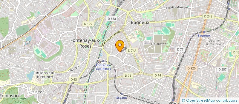 localisation de l'entreprise SOROR PRODUCTIONS à FONTENAY-AUX-ROSES