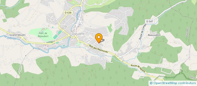 localisation de l'entreprise SORORA à DIEULEFIT