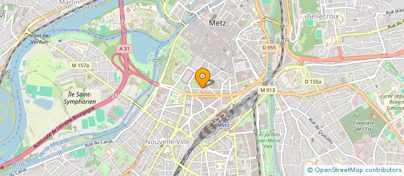 localisation de l'entreprise SORORE  METZ