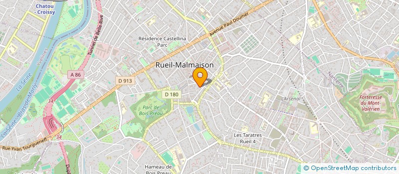 localisation de l'entreprise SORORE SASU à RUEIL-MALMAISON