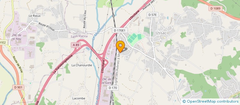 localisation de l'entreprise SORORIFEMME-ENDOMETRIOSE  BRIVE-LA-GAILLARDE