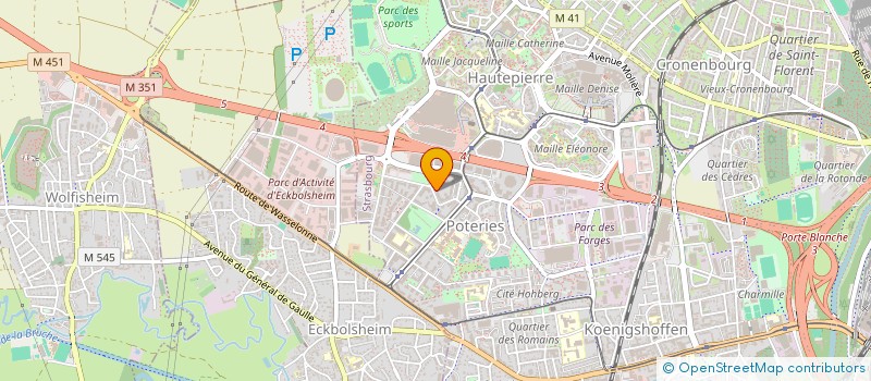 localisation de l'entreprise SORORITE THE FOCUS  STRASBOURG