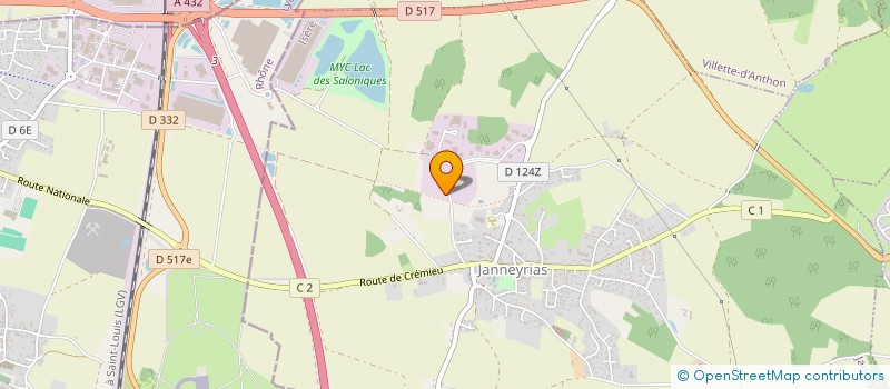localisation de l'entreprise SORRAS à JANNEYRIAS