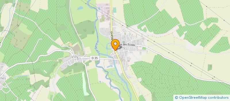 localisation de l'entreprise SORREM à MALIGNY