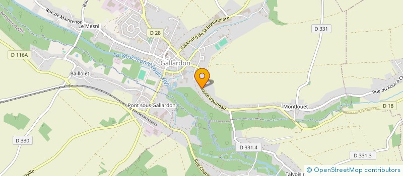 localisation de l'entreprise SORRISO NA RODA à GALLARDON