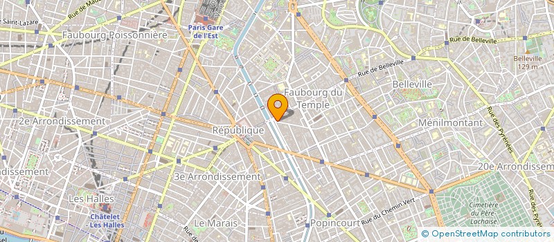 localisation de l'entreprise SORROCHE PRODUCTION  PARIS