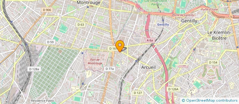 localisation de l'entreprise SORSOF ARCUEIL  ARCUEIL