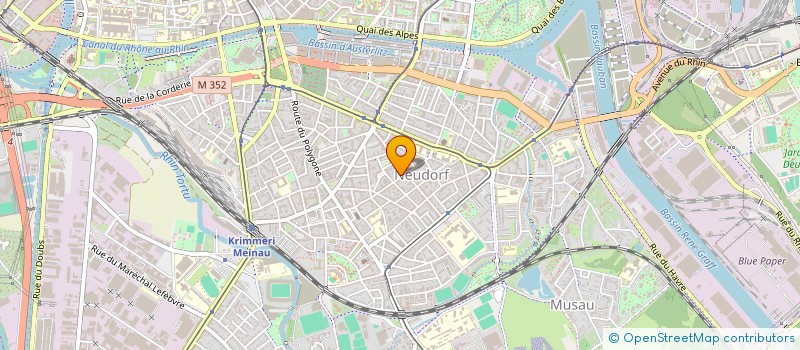 localisation de l'entreprise SORT COGNEUR à STRASBOURG
