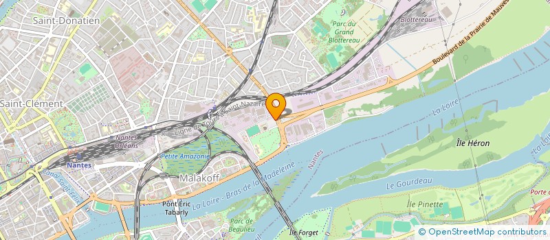 localisation de l'entreprise SORT ET CHASLE LYON à NANTES