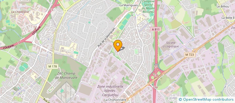 localisation de l'entreprise SORT ET LEMASSON  CARQUEFOU