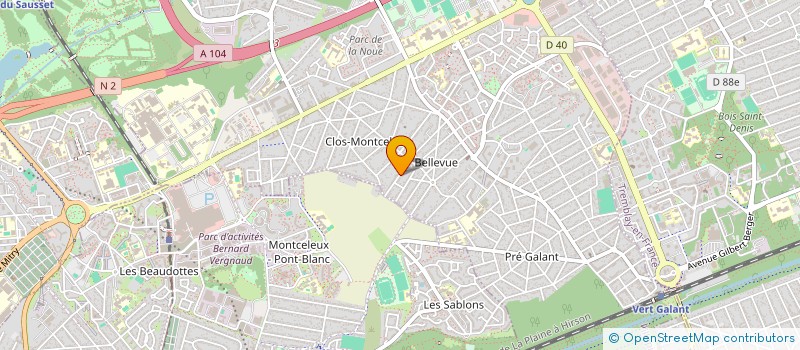 localisation de l'entreprise SORTELHA à VILLEPINTE