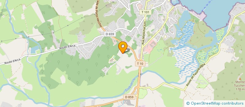 localisation de l'entreprise SORTELLE ELECTRICITE SUD CORSE à PORTO-VECCHIO