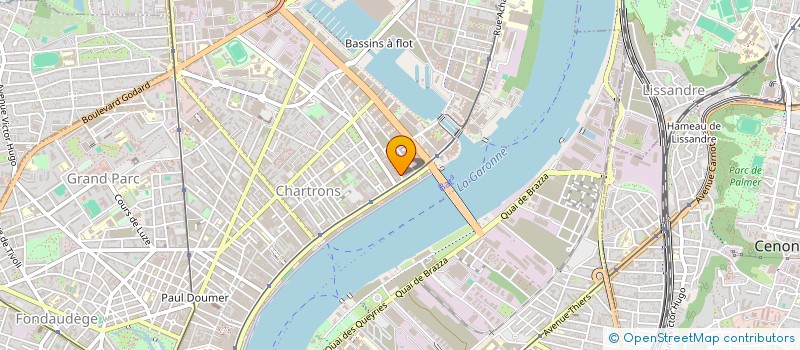 localisation de l'entreprise SORTEN  BORDEAUX