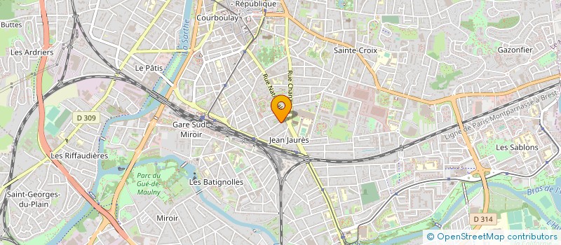 localisation de l'entreprise SORTEZ2MAINS  LE MANS