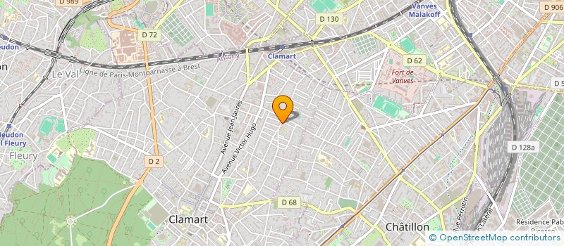 localisation de l'entreprise SORTIEMANGA à CLAMART