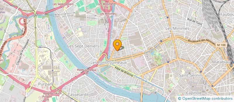 localisation de l'entreprise SORTIES A DOMICILE à TOULOUSE