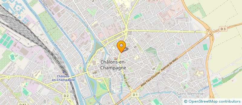 localisation de l'entreprise SORTIR 08  CHALONS-EN-CHAMPAGNE