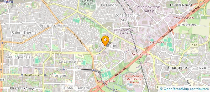 localisation de l'entreprise SORTIR A RENNES  RENNES