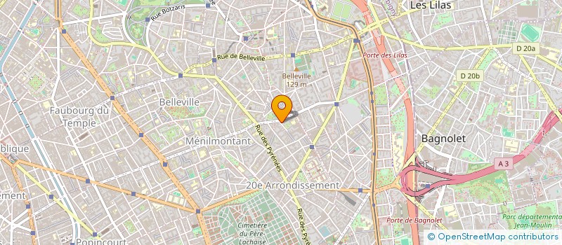 localisation de l'entreprise SORTIR DE LA MONTAGNE  PARIS