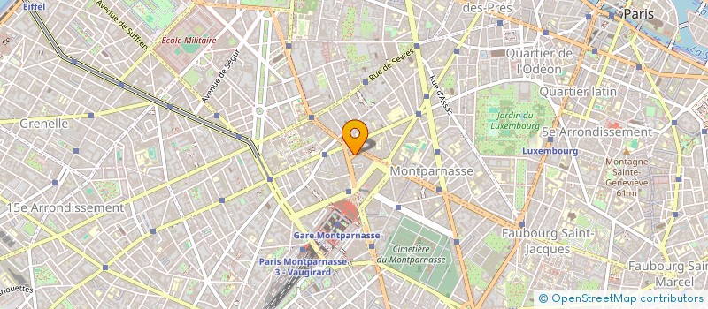 localisation de l'entreprise SORTIR DU CADRE  PARIS