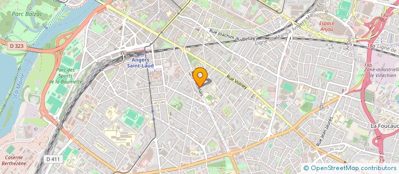 localisation de l'entreprise SORTIR DU NUCLEAIRE 49 à ANGERS