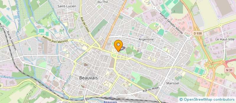 localisation de l'entreprise SORTIR DULO  BEAUVAIS