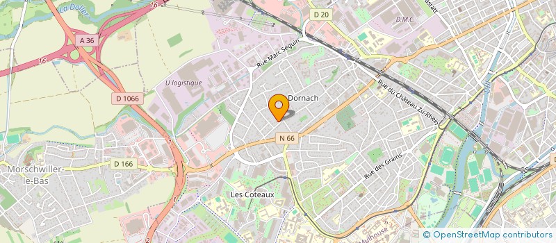 localisation de l'entreprise SORTONS DU BOIS à MULHOUSE