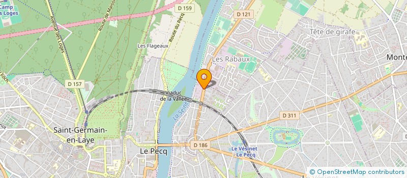 localisation de l'entreprise SORWIND  LE PECQ