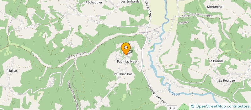 localisation de l'entreprise SOS.2P  DAGLAN