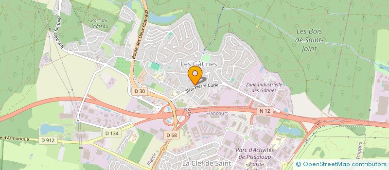 localisation de l'entreprise SOS 3D à PLAISIR