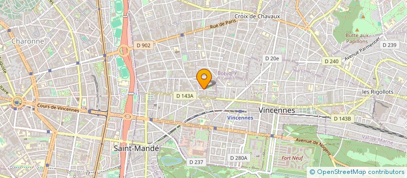 localisation de l'entreprise SOS ABA à MONTREUIL