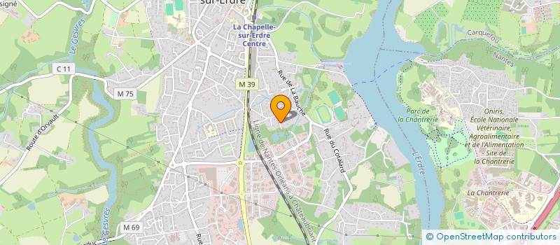 localisation de l'entreprise SOS ABEILLES GUEPES FRELONS 44 à LA CHAPELLE-SUR-ERDRE