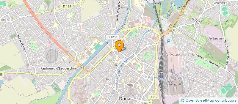 localisation de l'entreprise SOS AFRIQUE à DOUAI