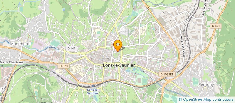 localisation de l'entreprise SOS AGRICULTEURS EN DIFFICULTE à LONS-LE-SAUNIER