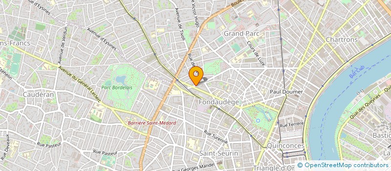 localisation de l'entreprise SOS AMITIE à BORDEAUX